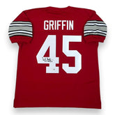 Archie Griffin Autographed Signed Jersey  - Red - Beckett Authenticated